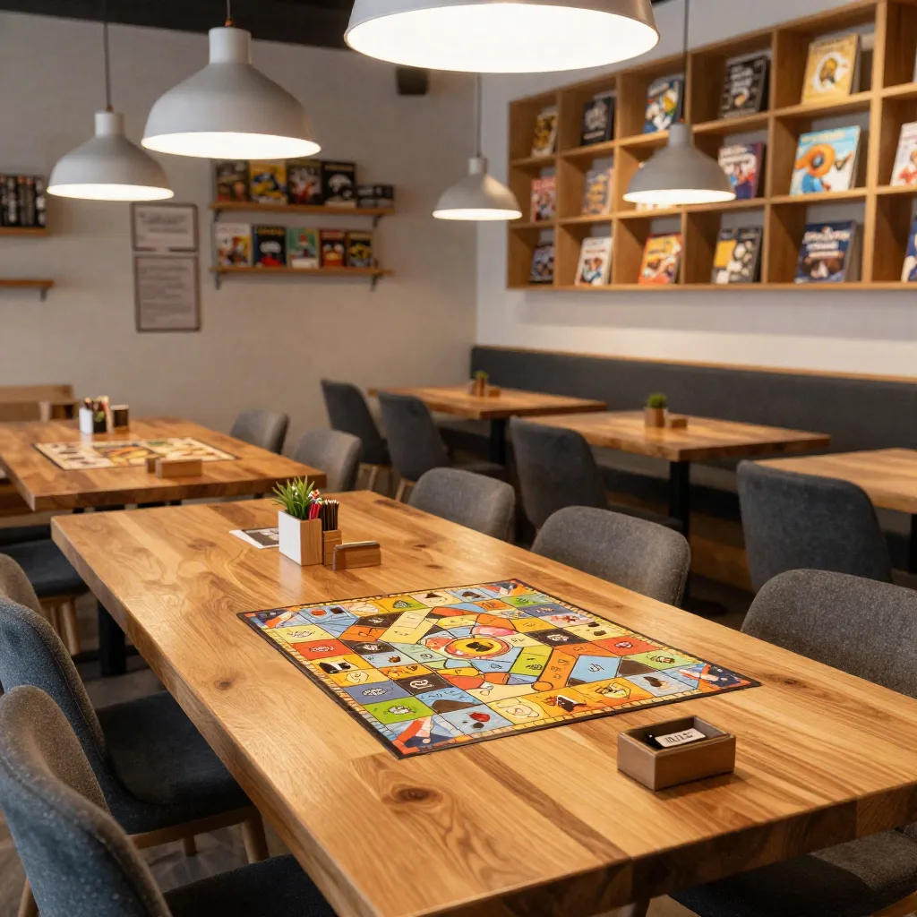 Friends playing board games together