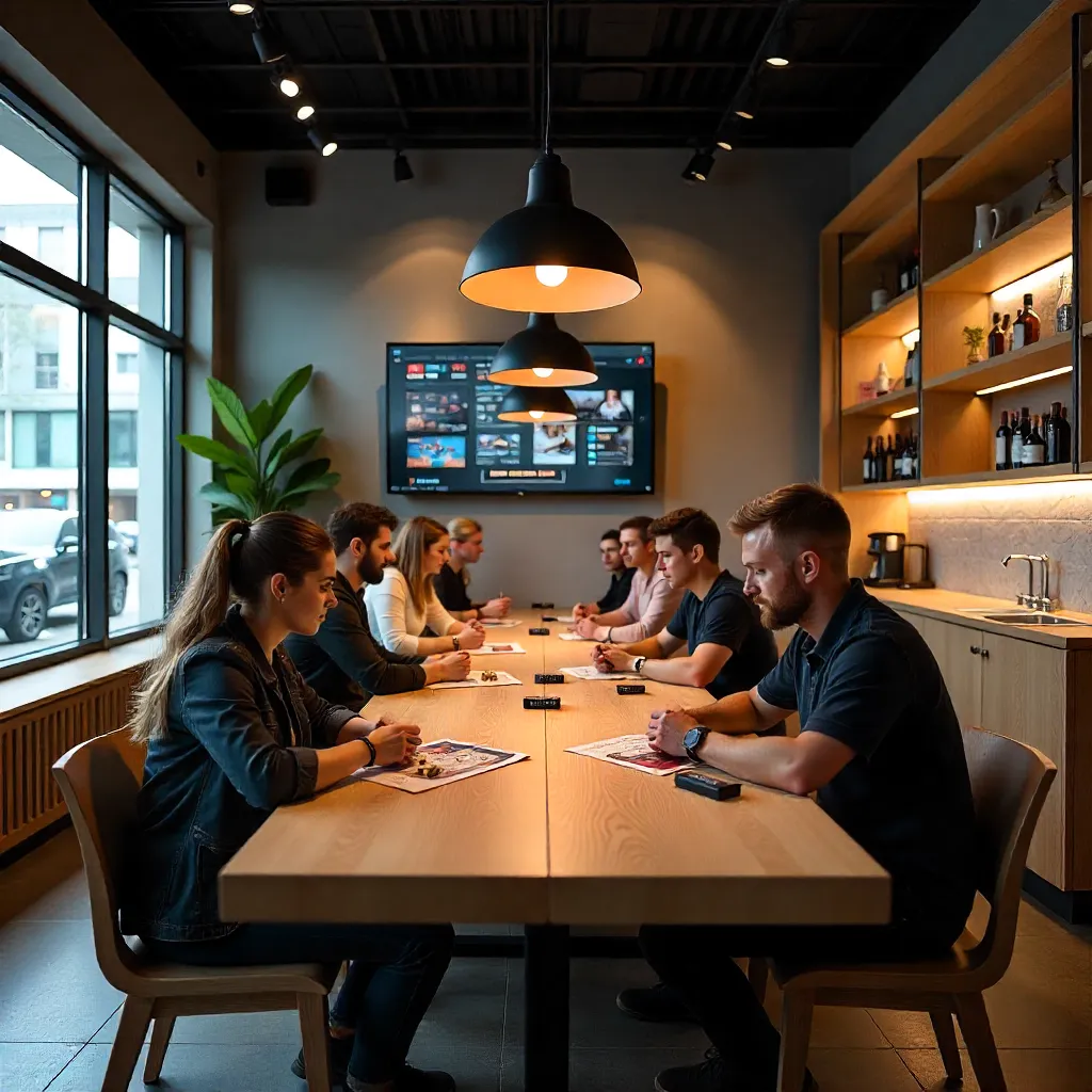 Players engaged in strategic gameplay