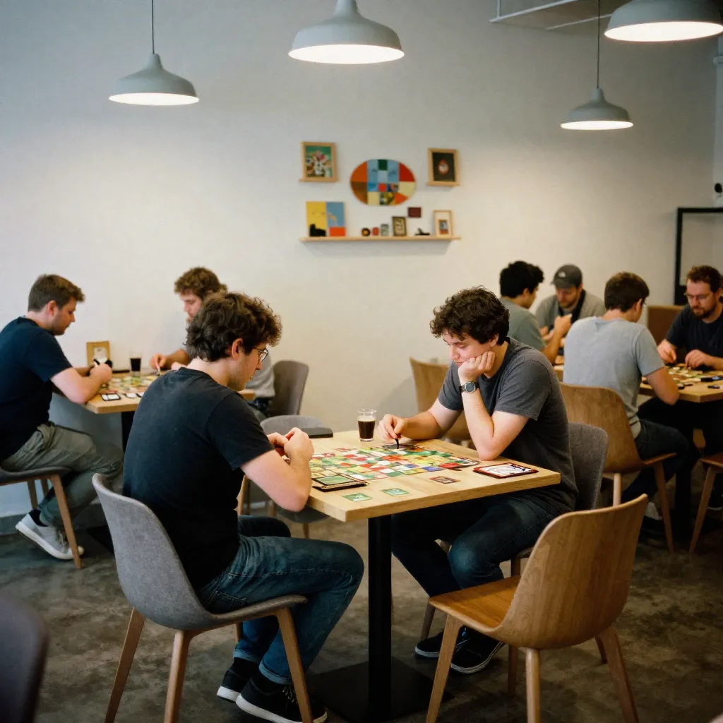 Game night atmosphere